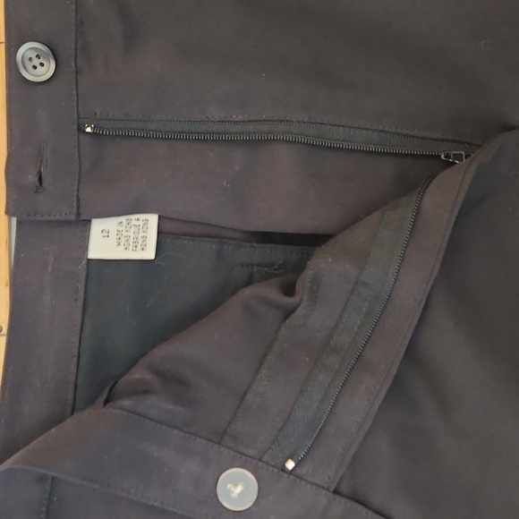 Talbots Black Cargo Maxi Pencil Skirt 12 Petite Utility Pencil Skirt Grunge - Picture 9 of 10